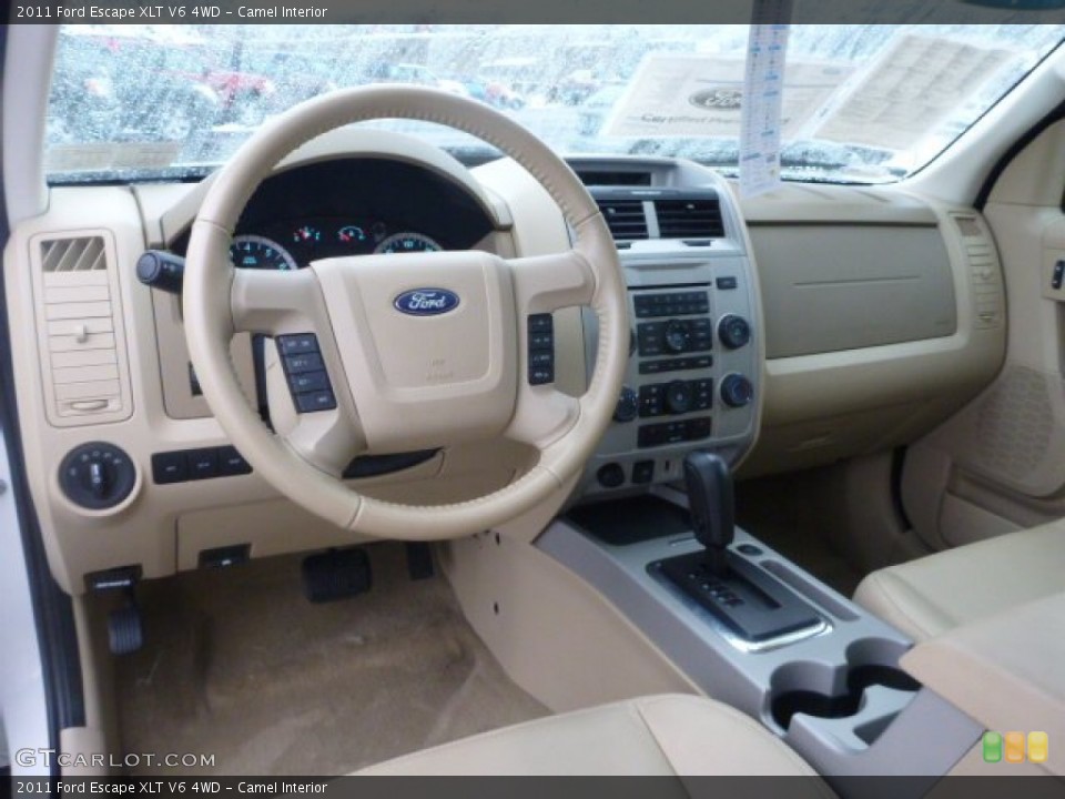Camel Interior Prime Interior for the 2011 Ford Escape XLT V6 4WD #77036166