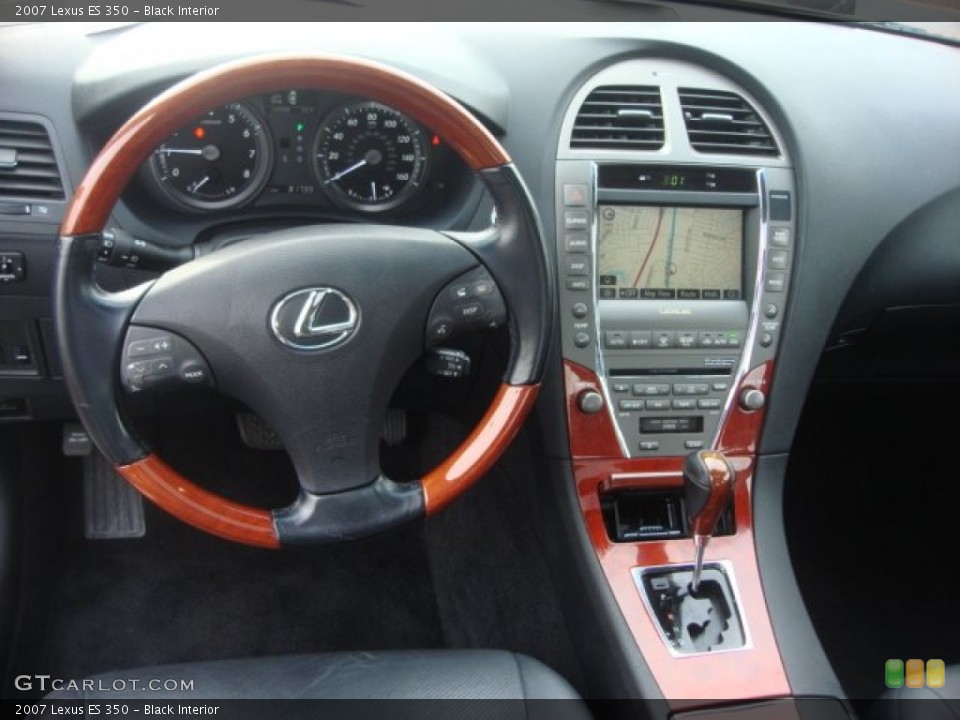 Black Interior Dashboard for the 2007 Lexus ES 350 #77036388
