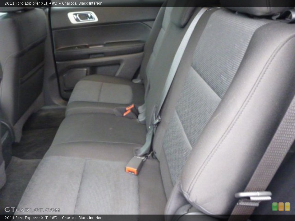 Charcoal Black Interior Rear Seat for the 2011 Ford Explorer XLT 4WD #77036699