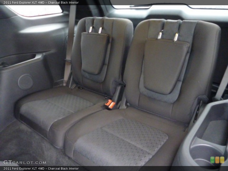Charcoal Black Interior Rear Seat for the 2011 Ford Explorer XLT 4WD #77036709