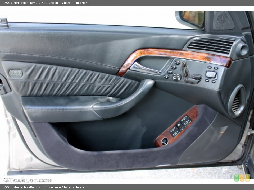 Charcoal Interior Door Panel for the 2005 Mercedes-Benz S 600 Sedan #77037900