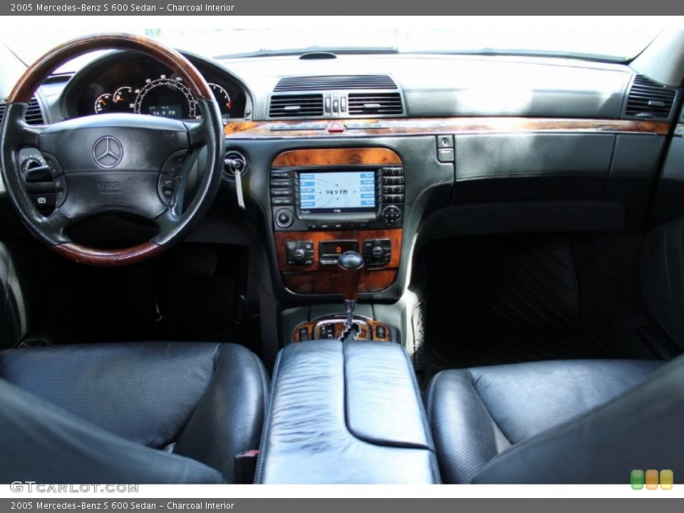 Charcoal Interior Dashboard for the 2005 Mercedes-Benz S 600 Sedan #77038038