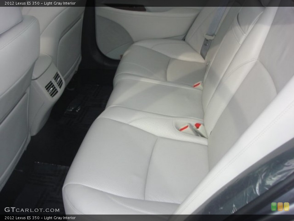 Light Gray Interior Rear Seat for the 2012 Lexus ES 350 #77038083