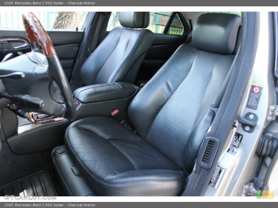 Charcoal Interior Front Seat for the 2005 Mercedes-Benz S 600 Sedan #77038115