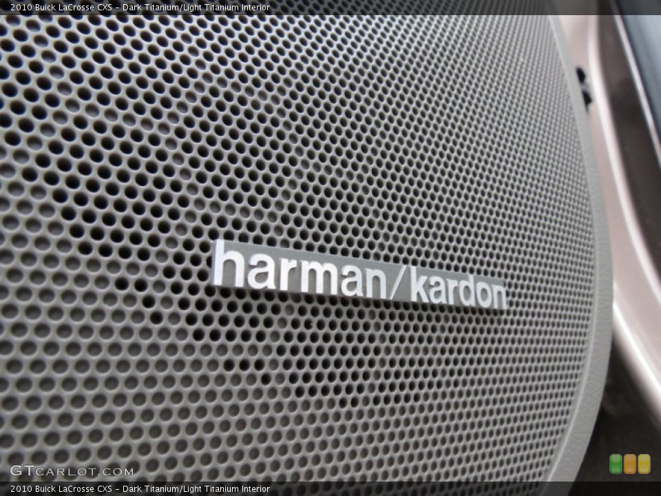 Dark Titanium/Light Titanium Interior Audio System for the 2010 Buick LaCrosse CXS #77039154