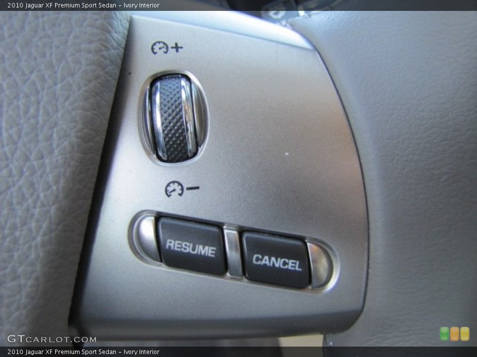 Ivory Interior Controls for the 2010 Jaguar XF Premium Sport Sedan #77039493