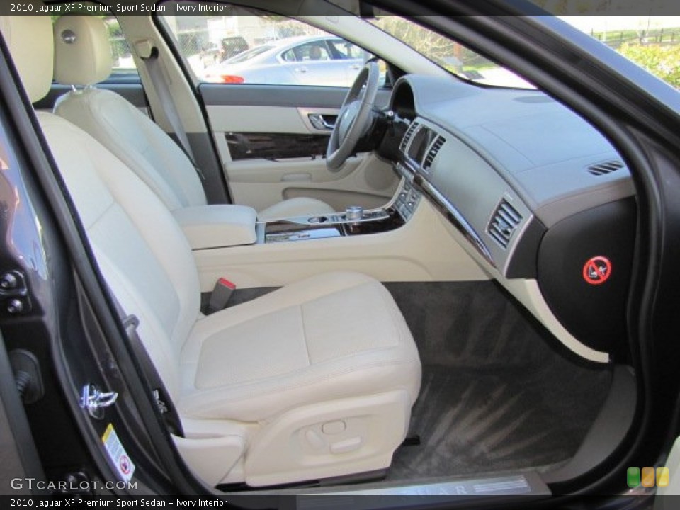 Ivory Interior Photo for the 2010 Jaguar XF Premium Sport Sedan #77039571
