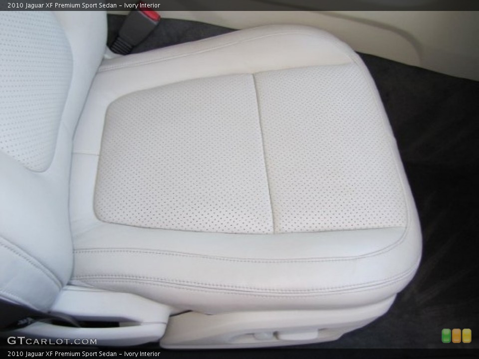 Ivory Interior Front Seat for the 2010 Jaguar XF Premium Sport Sedan #77039601