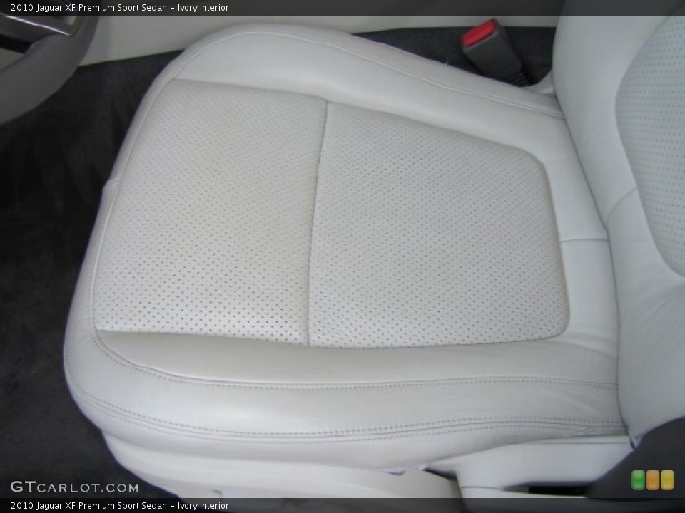 Ivory Interior Front Seat for the 2010 Jaguar XF Premium Sport Sedan #77039759