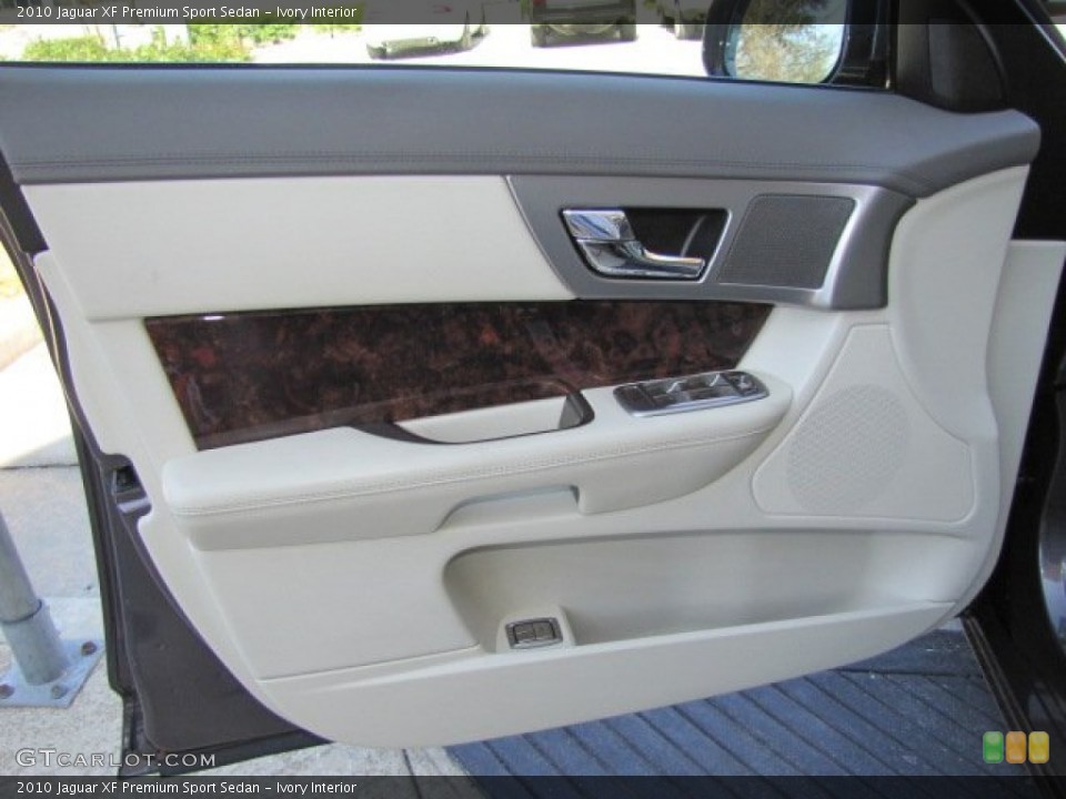 Ivory Interior Door Panel for the 2010 Jaguar XF Premium Sport Sedan #77039853