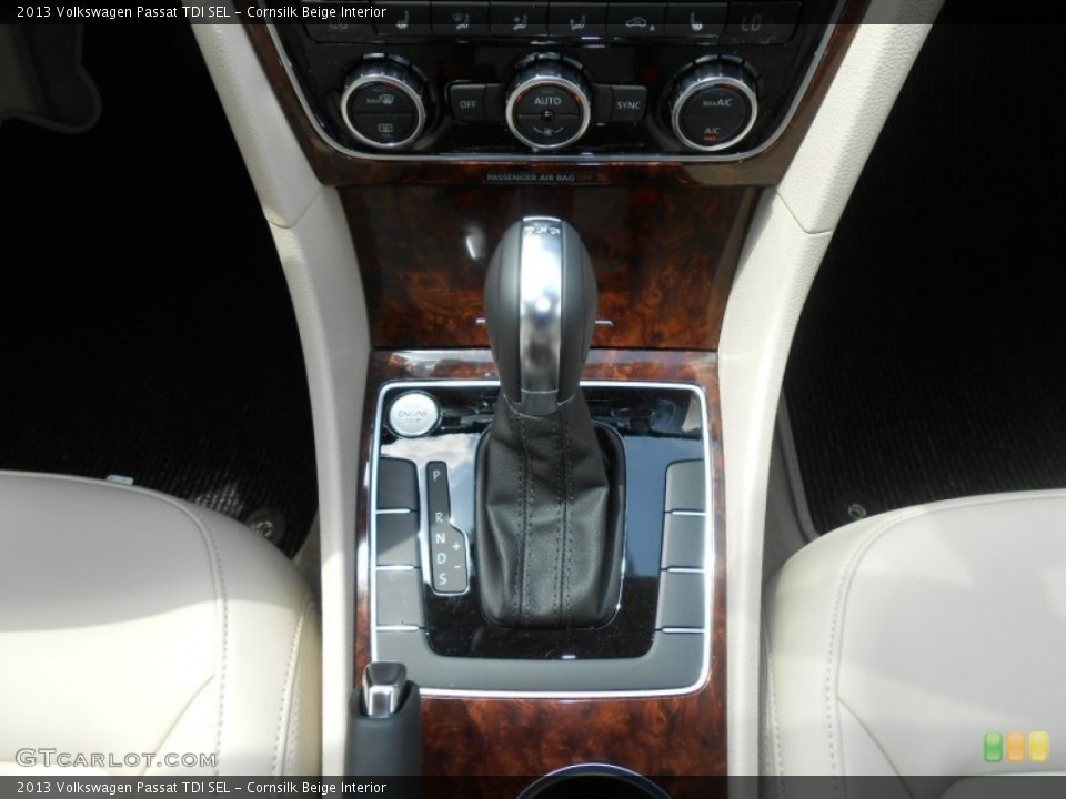 Cornsilk Beige Interior Transmission for the 2013 Volkswagen Passat TDI SEL #77040720