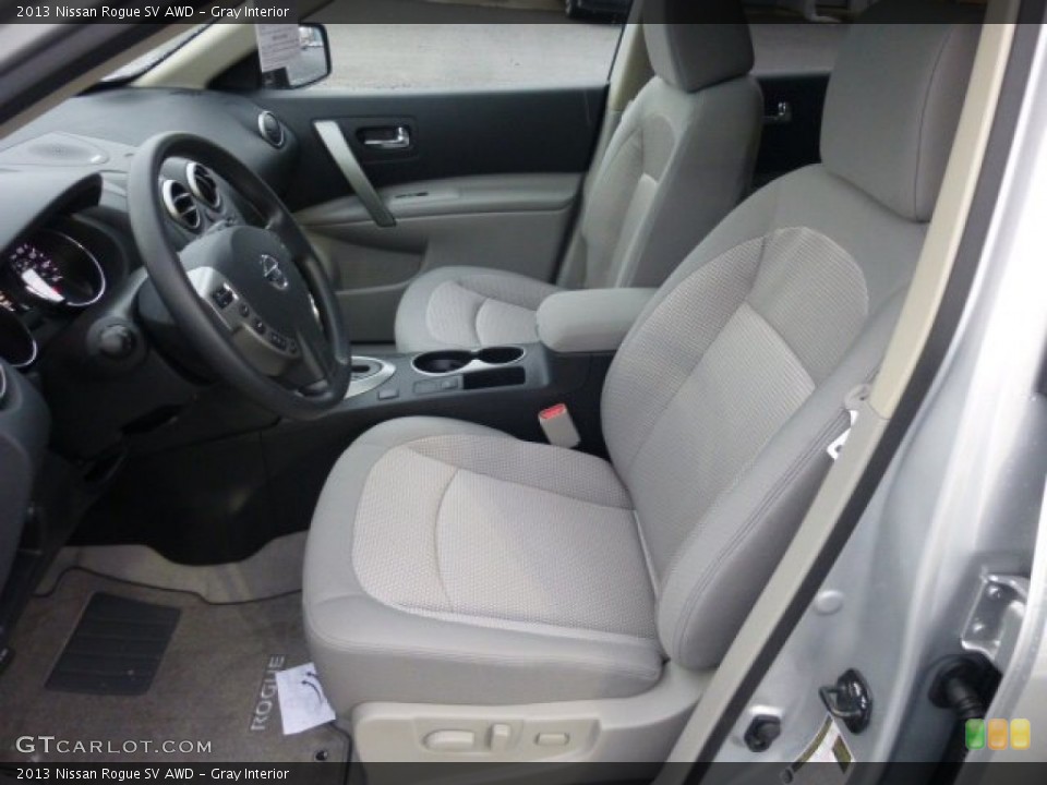 Gray Interior Front Seat for the 2013 Nissan Rogue SV AWD #77041026