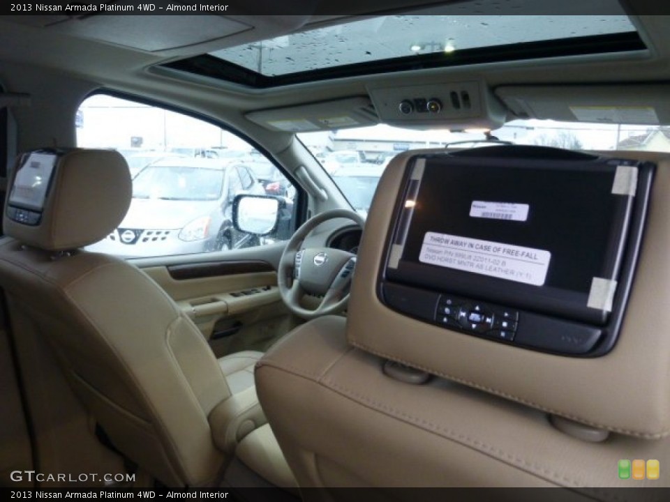 Almond Interior Entertainment System for the 2013 Nissan Armada Platinum 4WD #77041119