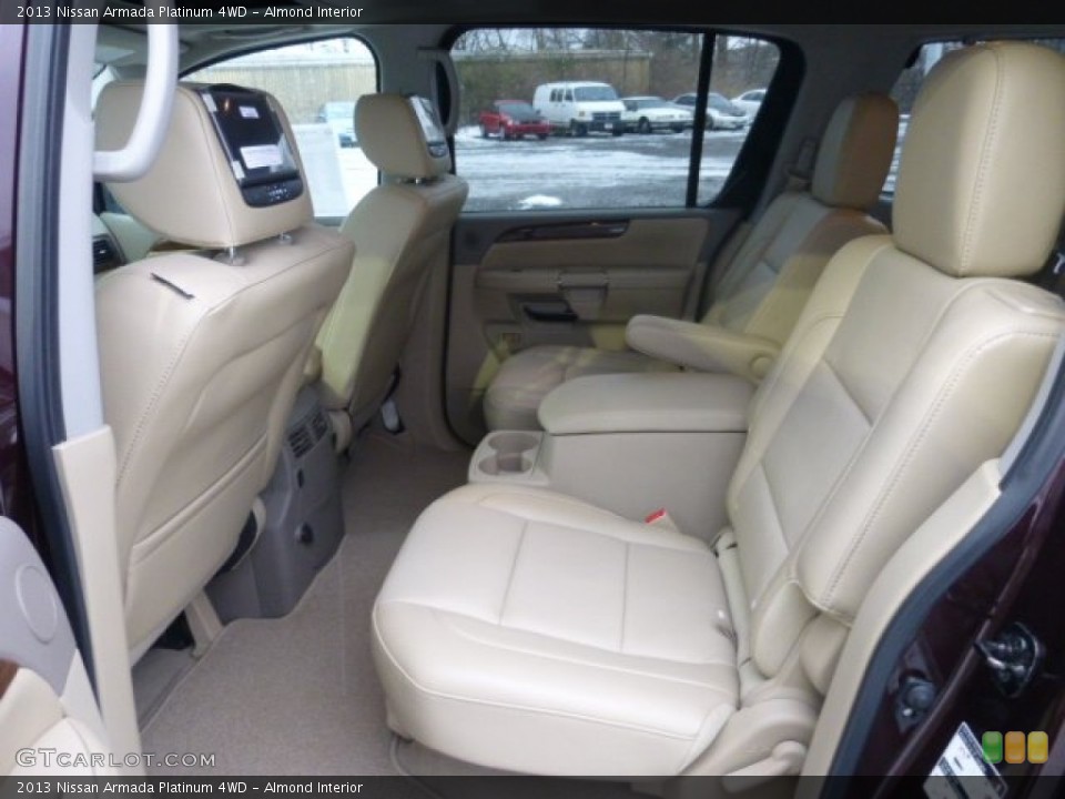 Almond Interior Rear Seat for the 2013 Nissan Armada Platinum 4WD #77041128
