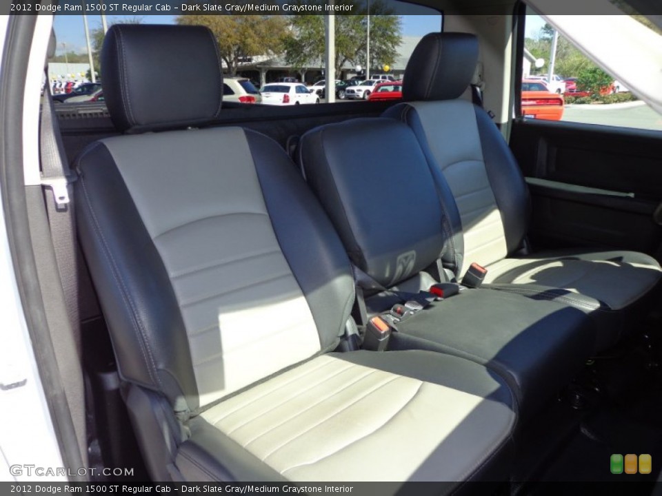 Dark Slate Gray/Medium Graystone Interior Photo for the 2012 Dodge Ram 1500 ST Regular Cab #77043007