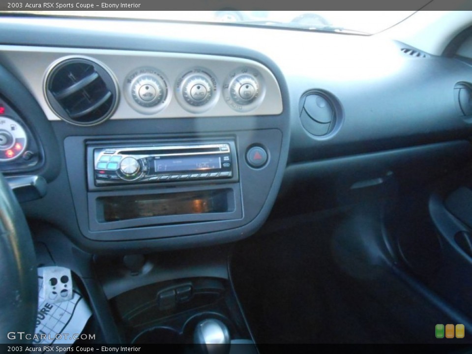 Ebony Interior Controls for the 2003 Acura RSX Sports Coupe #77043255