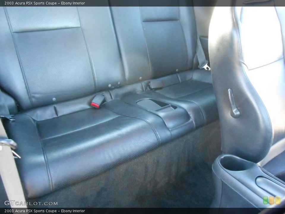 Ebony Interior Rear Seat for the 2003 Acura RSX Sports Coupe #77043295