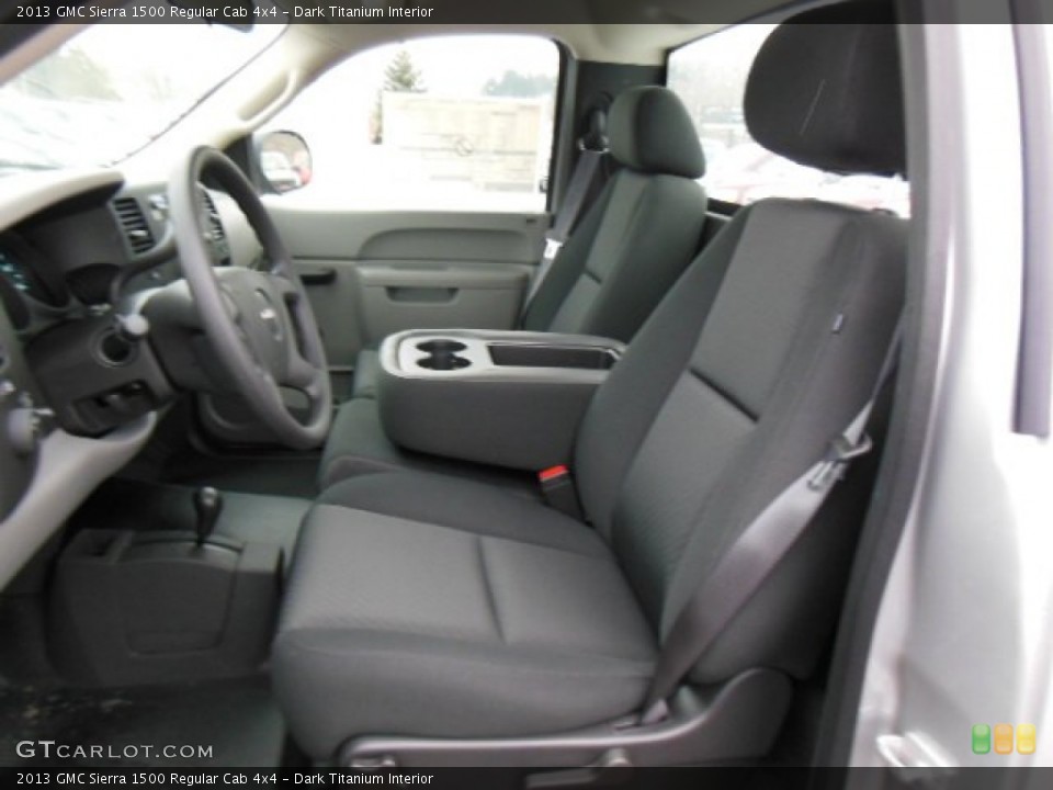 Dark Titanium Interior Photo for the 2013 GMC Sierra 1500 Regular Cab 4x4 #77044045