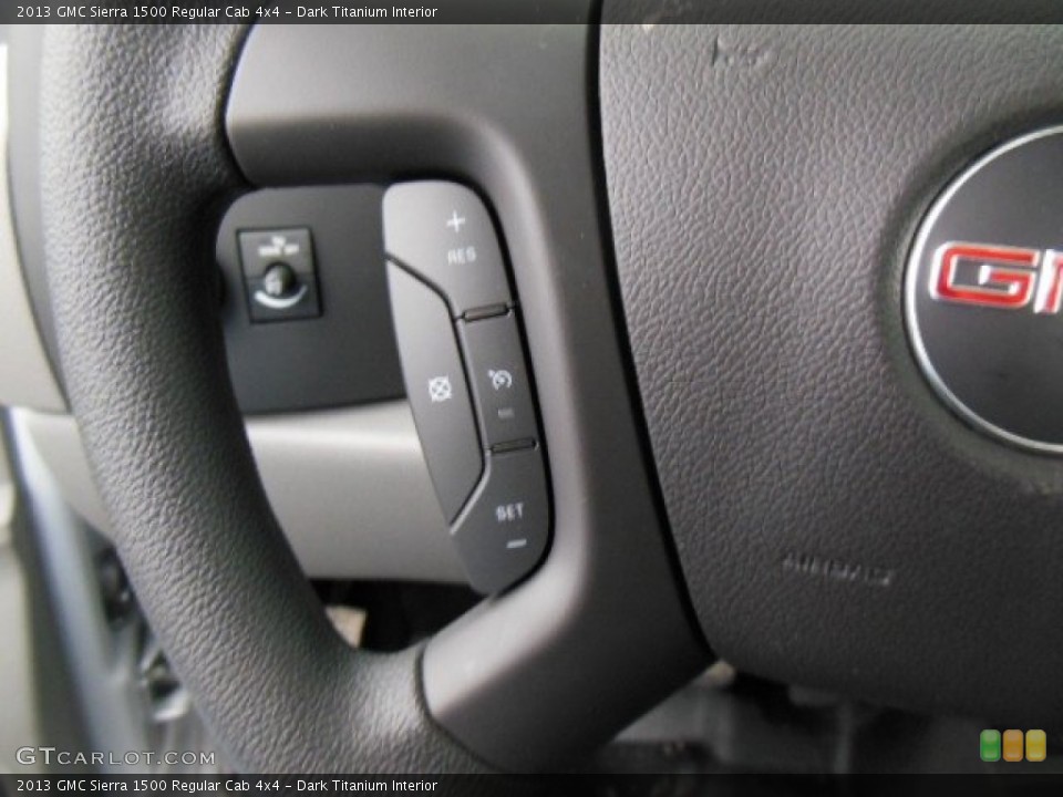 Dark Titanium Interior Controls for the 2013 GMC Sierra 1500 Regular Cab 4x4 #77044096