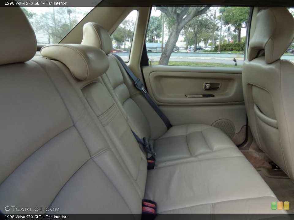 Tan Interior Rear Seat for the 1998 Volvo S70 GLT #77045114