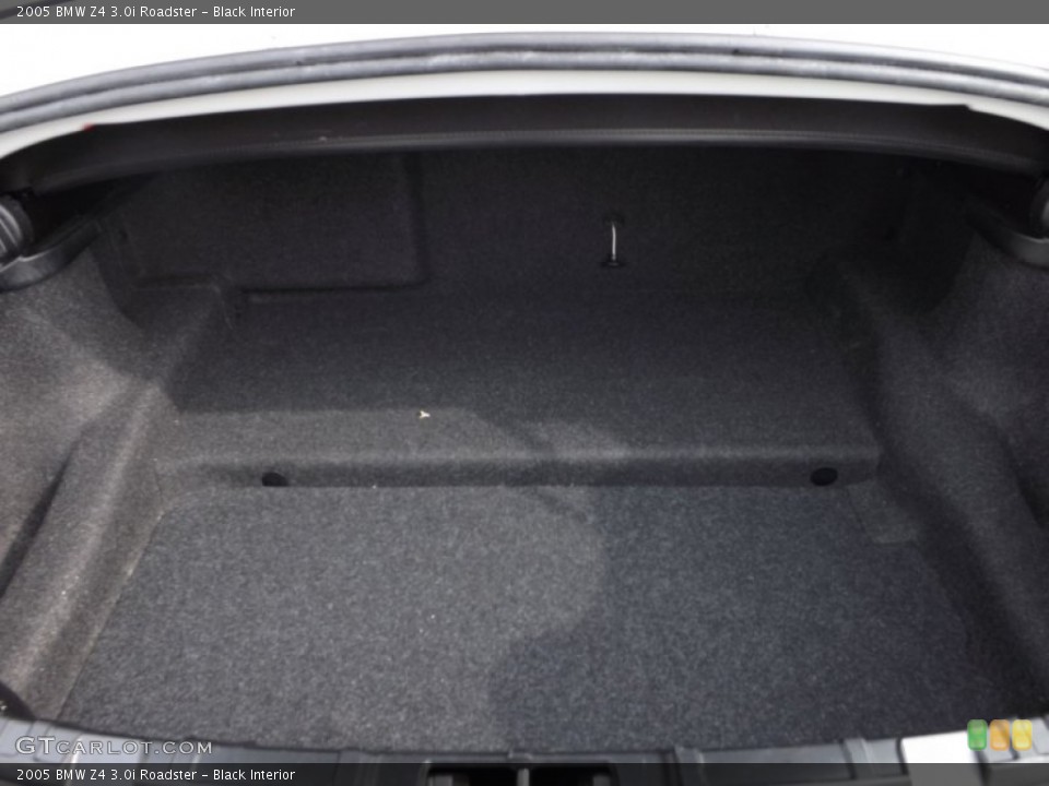 Black Interior Trunk for the 2005 BMW Z4 3.0i Roadster #77046913