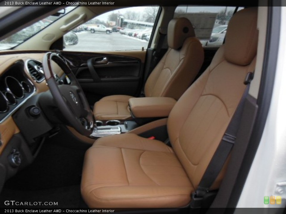 Choccachino Leather Interior Photo for the 2013 Buick Enclave Leather AWD #77047012