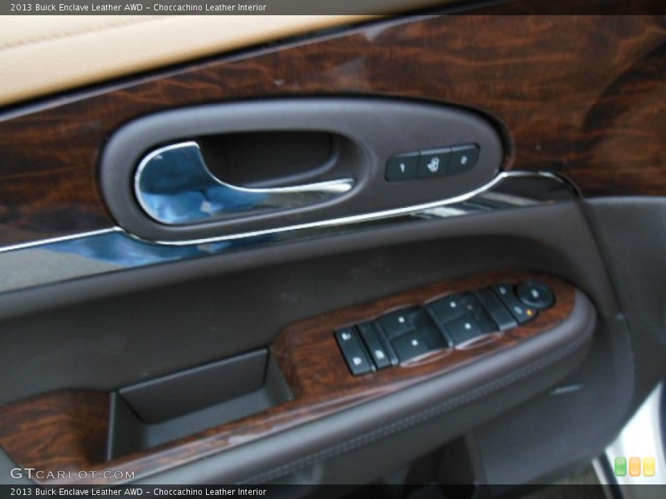 Choccachino Leather Interior Controls for the 2013 Buick Enclave Leather AWD #77047060