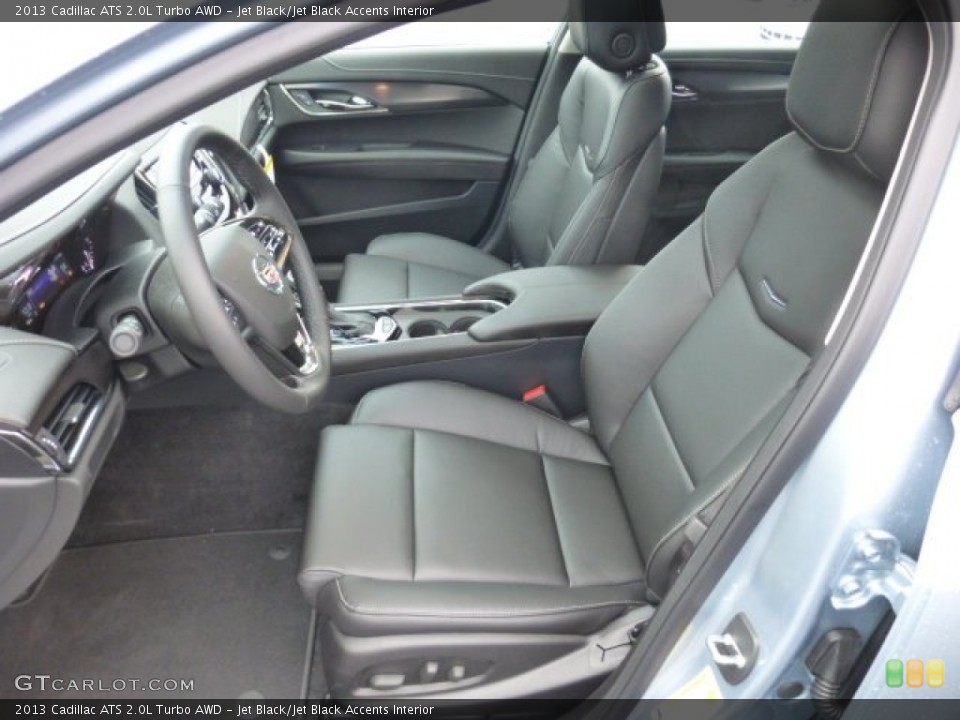 Jet Black/Jet Black Accents Interior Front Seat for the 2013 Cadillac ATS 2.0L Turbo AWD #77048350