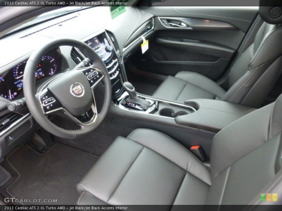 Jet Black/Jet Black Accents Interior Prime Interior for the 2013 Cadillac ATS 2.0L Turbo AWD #77048369