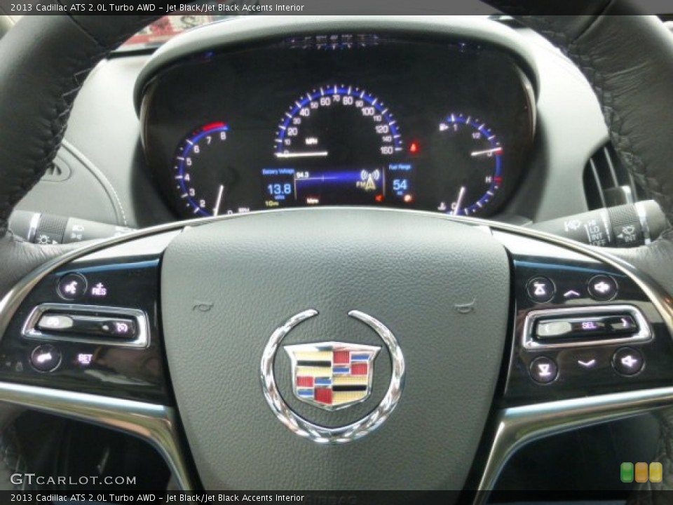 Jet Black/Jet Black Accents Interior Controls for the 2013 Cadillac ATS 2.0L Turbo AWD #77048413