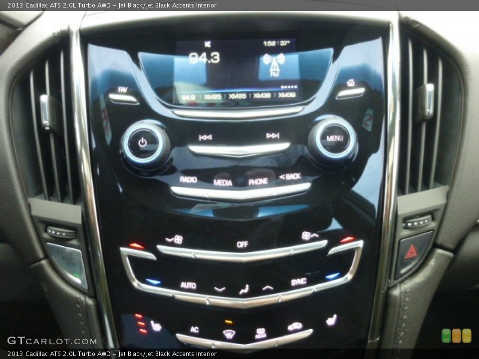 Jet Black/Jet Black Accents Interior Controls for the 2013 Cadillac ATS 2.0L Turbo AWD #77048431