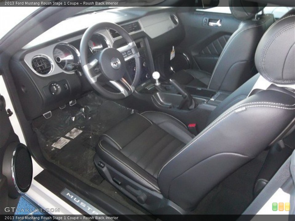 Roush Black Interior Photo for the 2013 Ford Mustang Roush Stage 1 Coupe #77049253