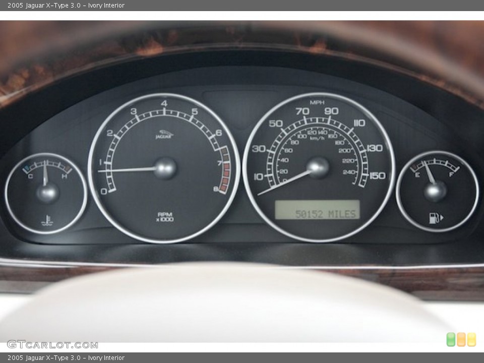 Ivory Interior Gauges for the 2005 Jaguar X-Type 3.0 #77049565