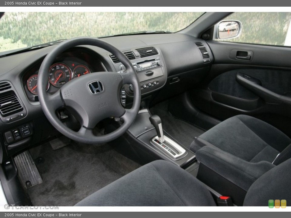 Black Interior Photo for the 2005 Honda Civic EX Coupe #77049691