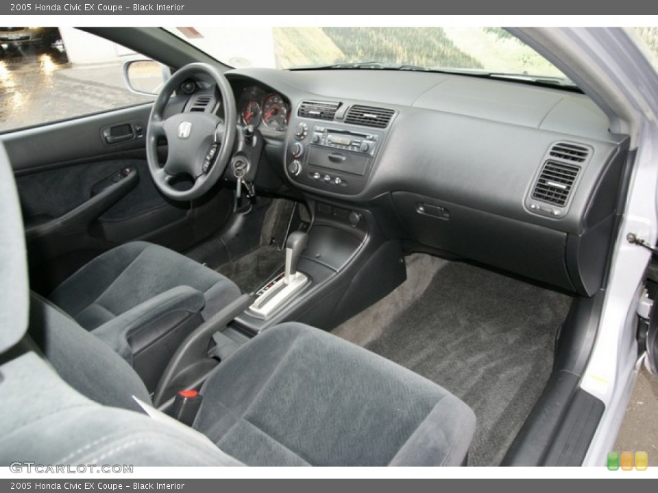Black Interior Photo for the 2005 Honda Civic EX Coupe #77049761
