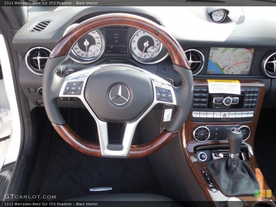 Black Interior Dashboard for the 2013 Mercedes-Benz SLK 350 Roadster #77049808