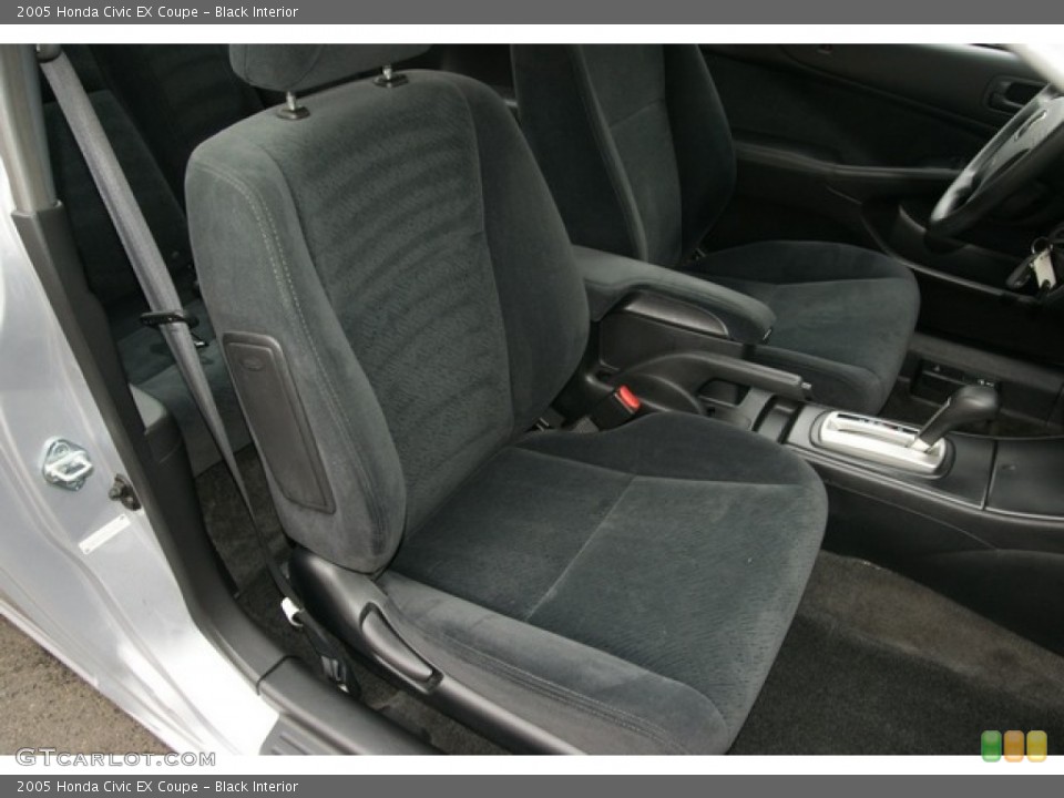 Black Interior Front Seat for the 2005 Honda Civic EX Coupe #77049809