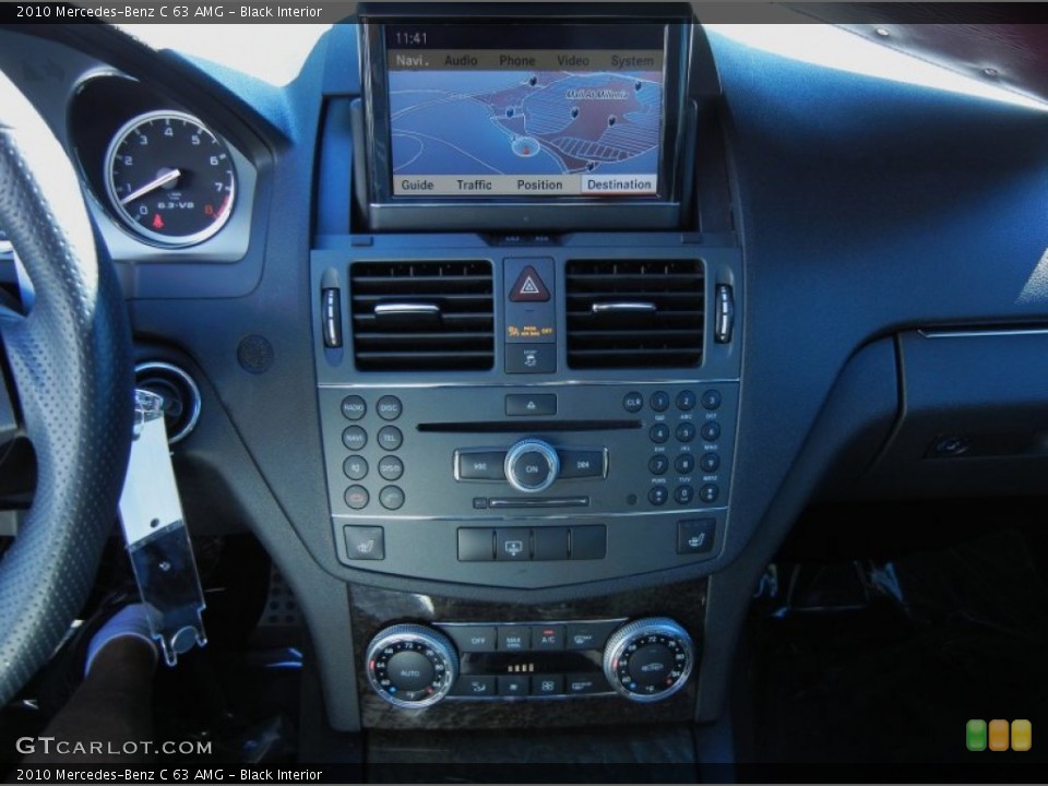 Black Interior Controls for the 2010 Mercedes-Benz C 63 AMG #77050342