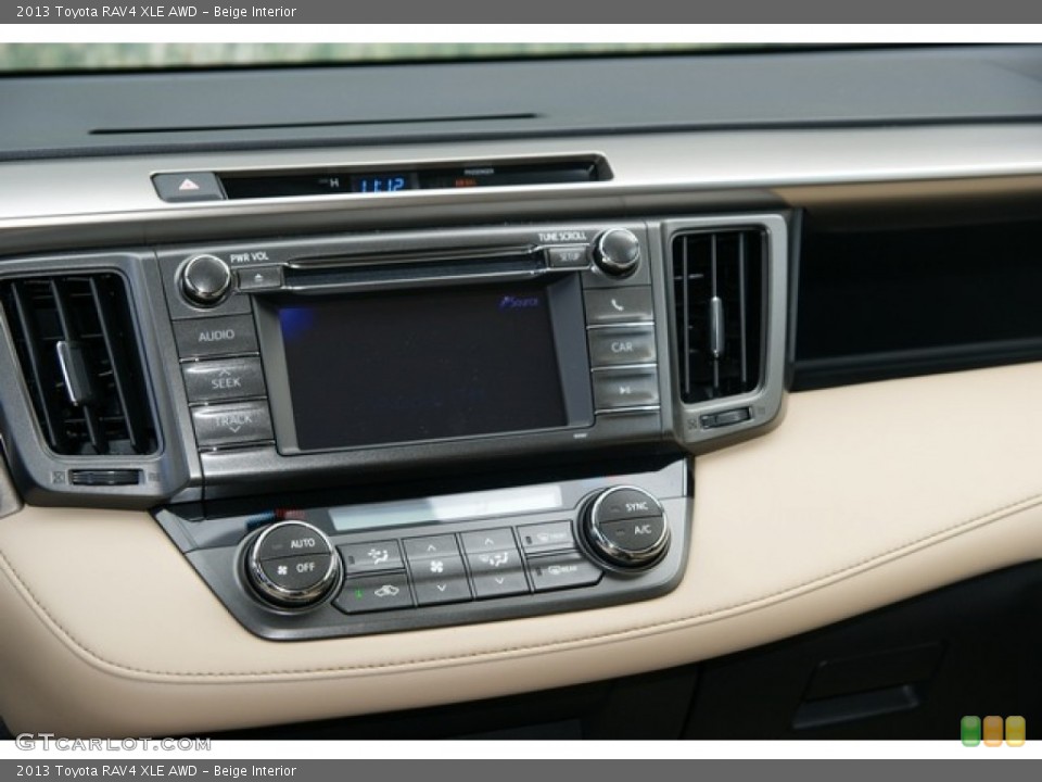 Beige Interior Controls for the 2013 Toyota RAV4 XLE AWD #77051079