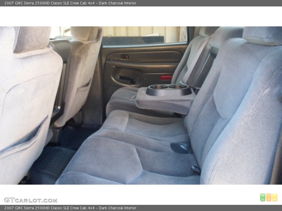 Dark Charcoal Interior Rear Seat for the 2007 GMC Sierra 2500HD Classic SLE Crew Cab 4x4 #77052625
