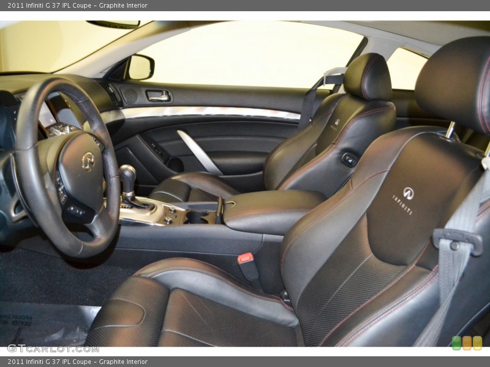 Graphite Interior Front Seat for the 2011 Infiniti G 37 IPL Coupe #77052851