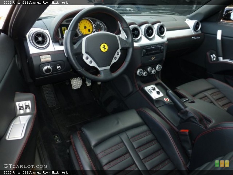Black Interior Prime Interior for the 2006 Ferrari 612 Scaglietti F1A #77053042