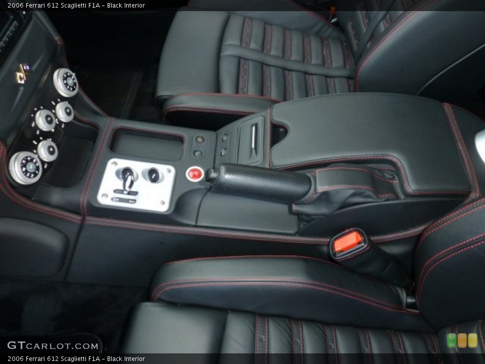 Black Interior Controls for the 2006 Ferrari 612 Scaglietti F1A #77053096
