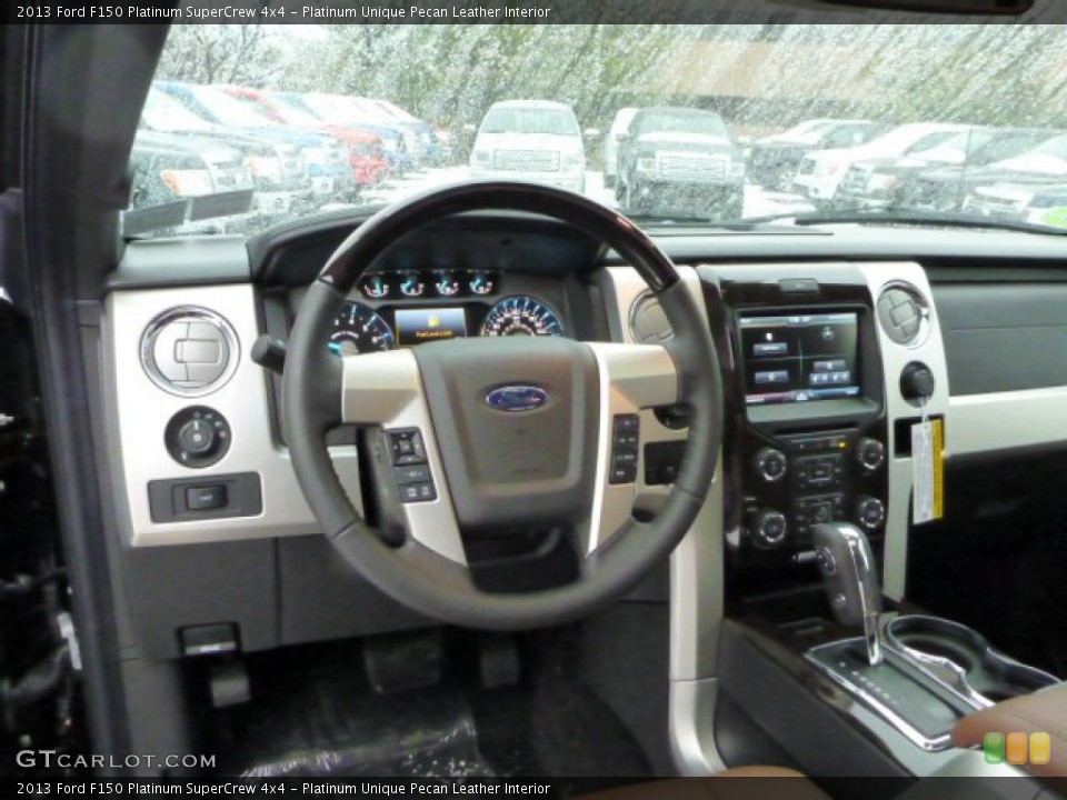Platinum Unique Pecan Leather Interior Dashboard for the 2013 Ford F150 Platinum SuperCrew 4x4 #77053123