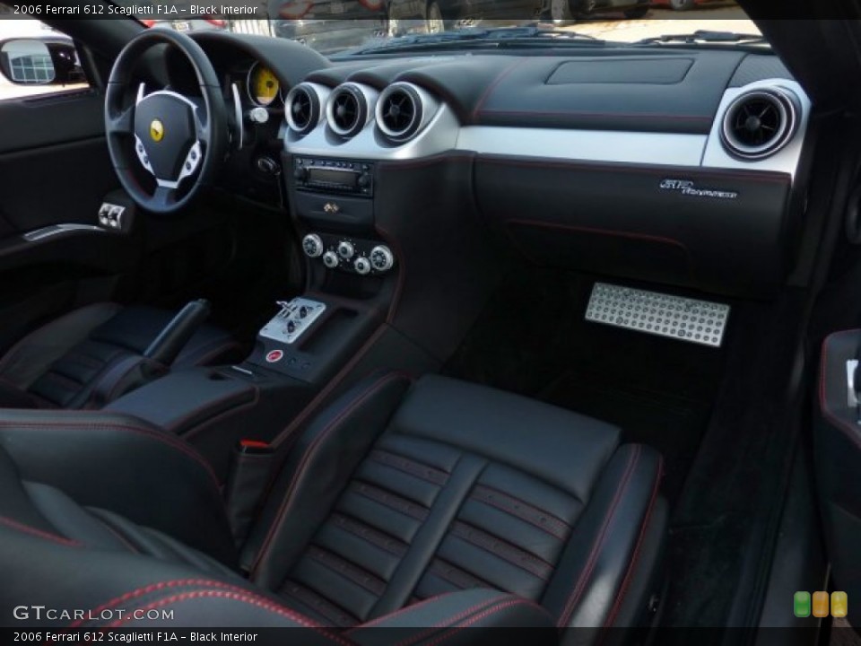Black Interior Dashboard for the 2006 Ferrari 612 Scaglietti F1A #77053153