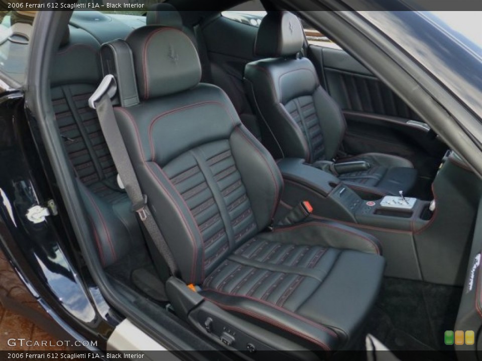 Black Interior Front Seat for the 2006 Ferrari 612 Scaglietti F1A #77053234
