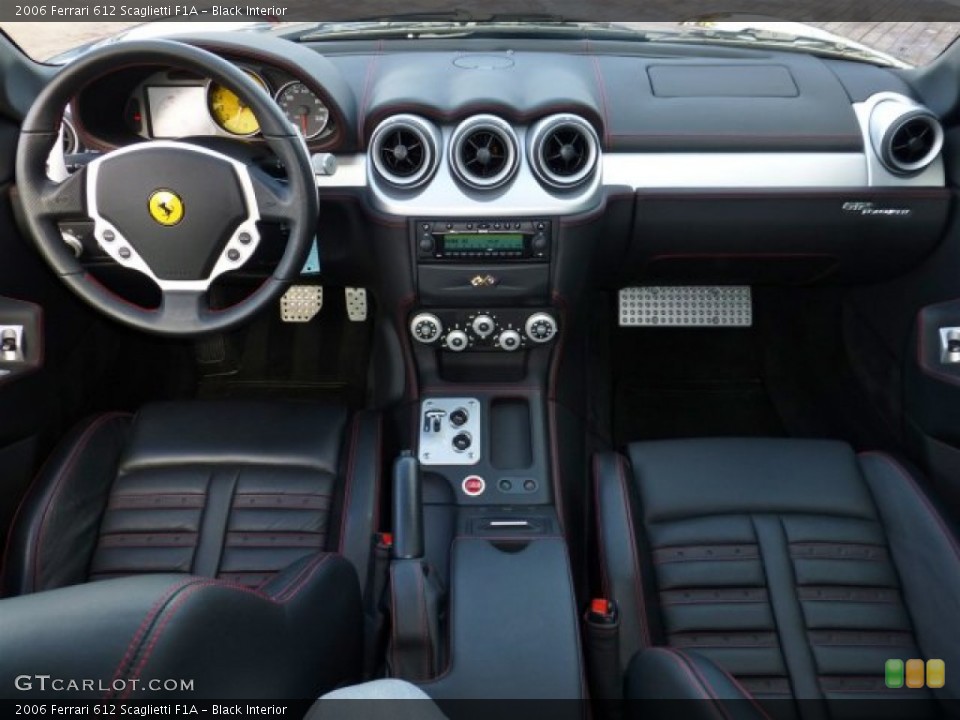 Black Interior Dashboard for the 2006 Ferrari 612 Scaglietti F1A #77053249