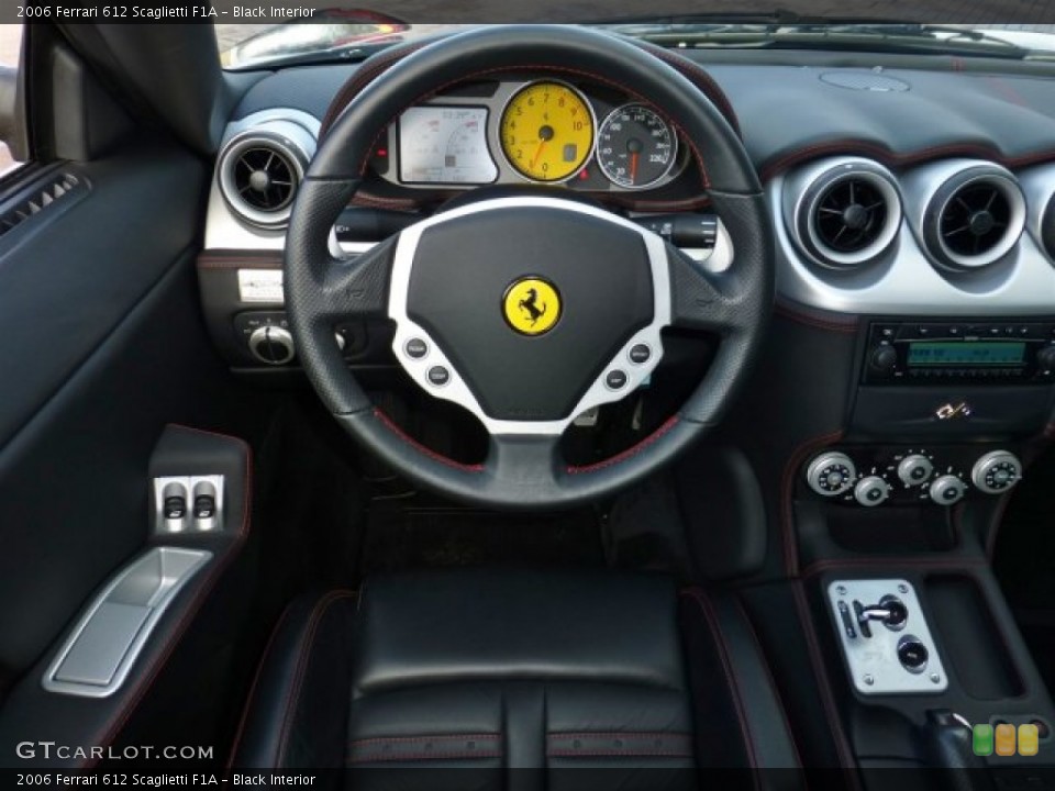 Black Interior Dashboard for the 2006 Ferrari 612 Scaglietti F1A #77053284