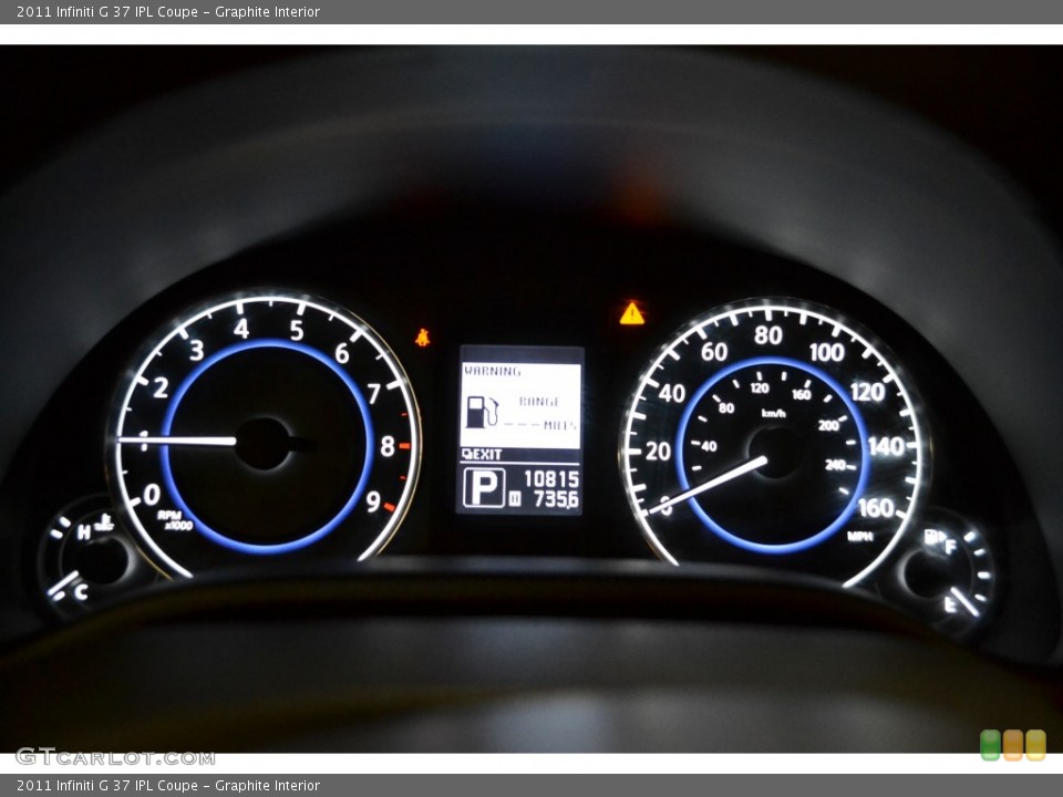 Graphite Interior Gauges for the 2011 Infiniti G 37 IPL Coupe #77053345