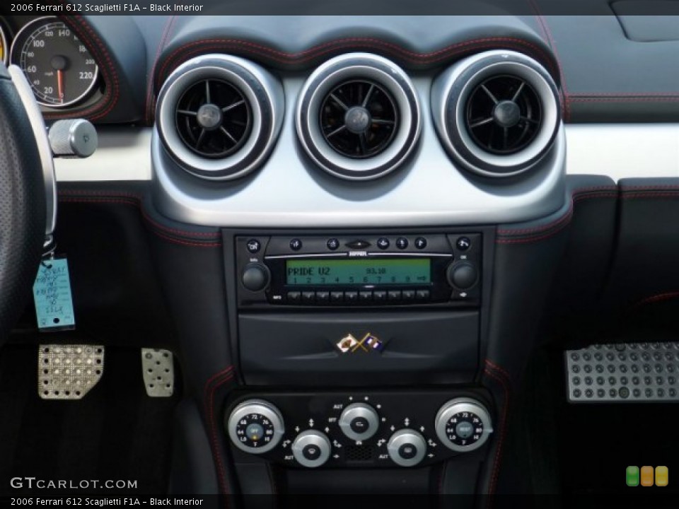 Black Interior Controls for the 2006 Ferrari 612 Scaglietti F1A #77053402